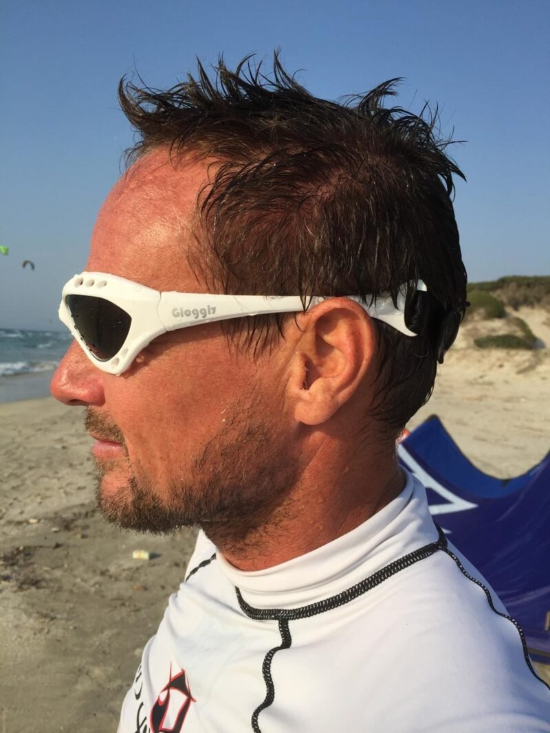 Glogglz® Rayz Polarised Sports Sunglasses – Yellow | UV400 Protection, Anti-Fog & Secure Fit – Sunglasses | Glogglz