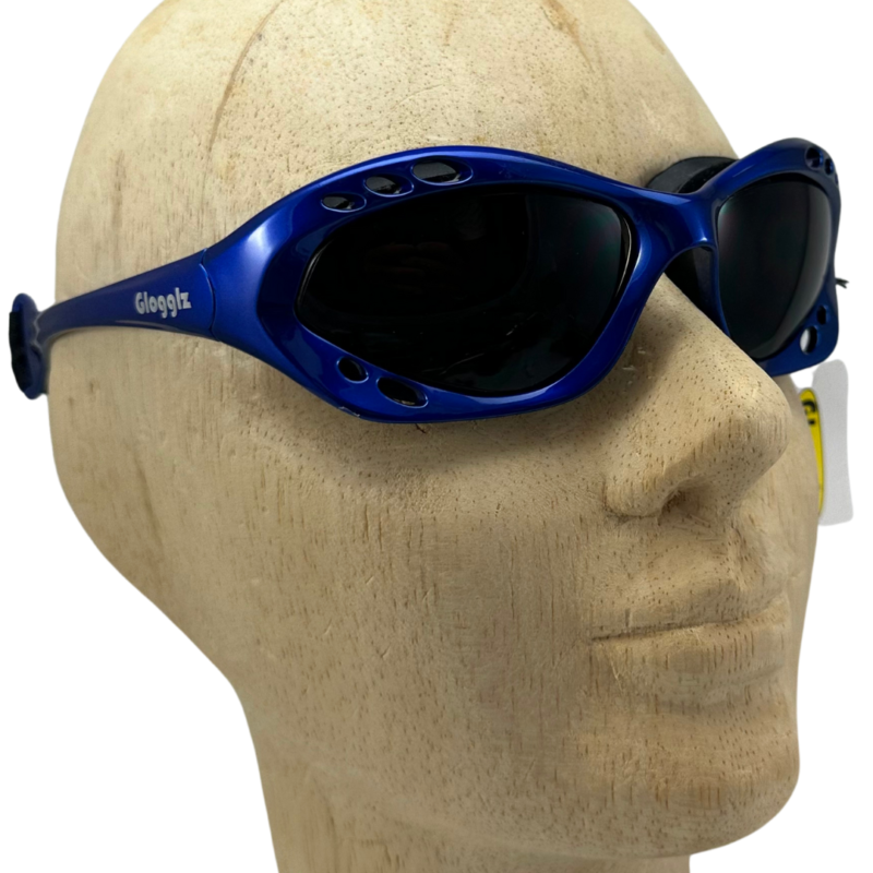Glogglz® Cudaz Swim Goggles – Blue | UV400 Protection, Anti-Fog & Adjustable Strap – Diving glasses | Glogglz