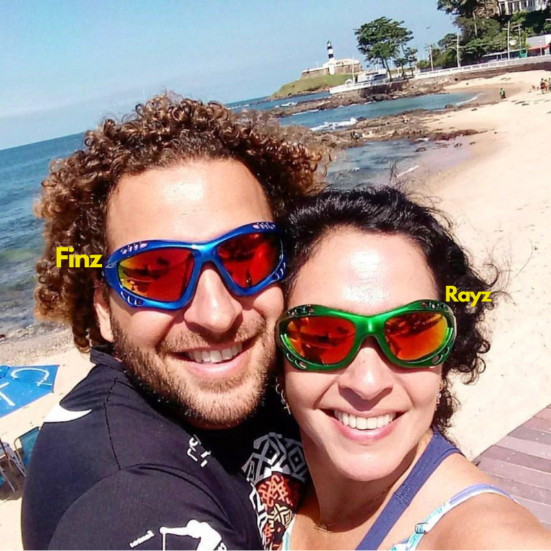 Glogglz® Rayz Polarised Sports Sunglasses – Green | UV400 Protection, Anti-Fog & Secure Fit – Sunglasses | Glogglz