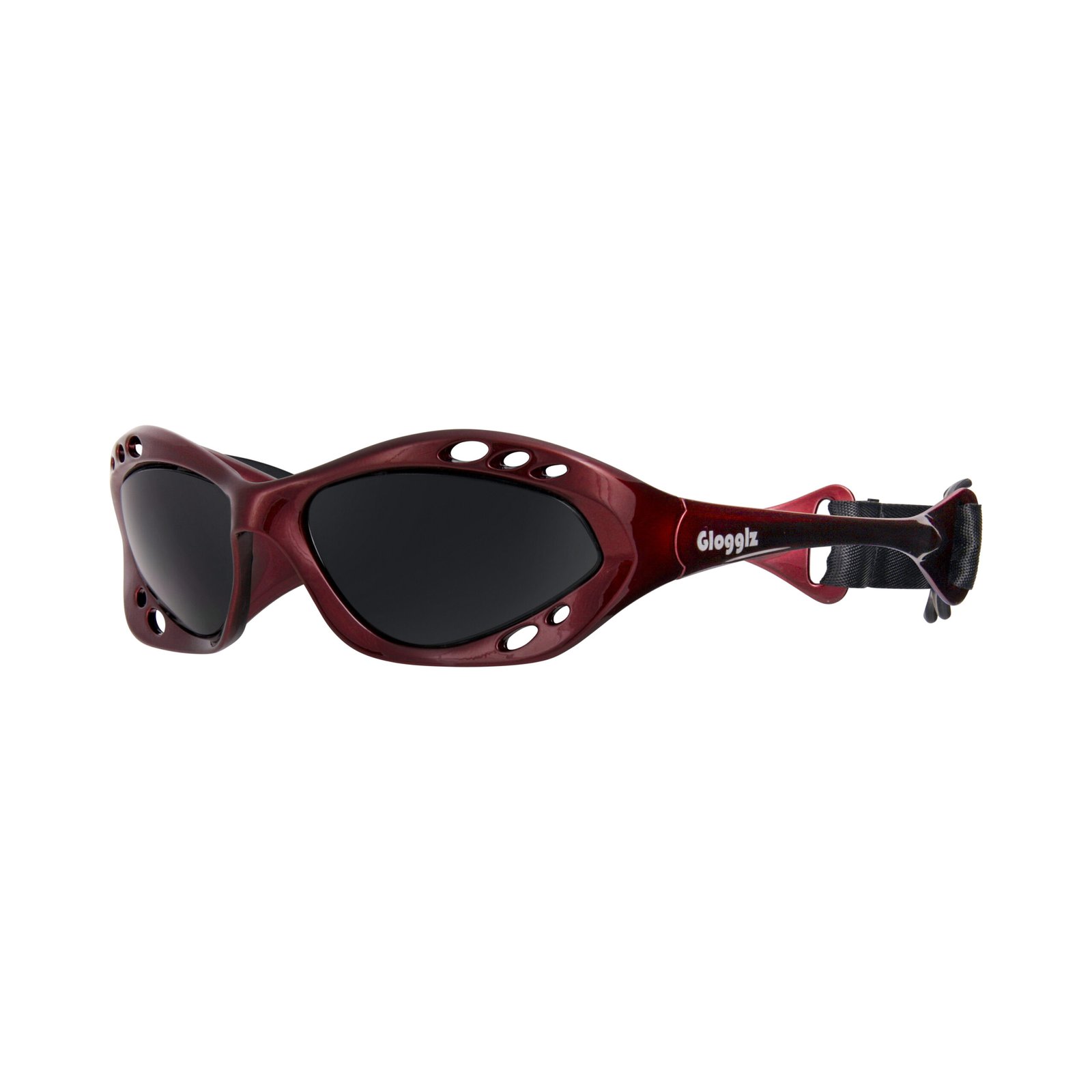 Glogglz® Cudaz Swim Goggles – Red | UV400 Protection, Anti-Fog & Adjustable Strap