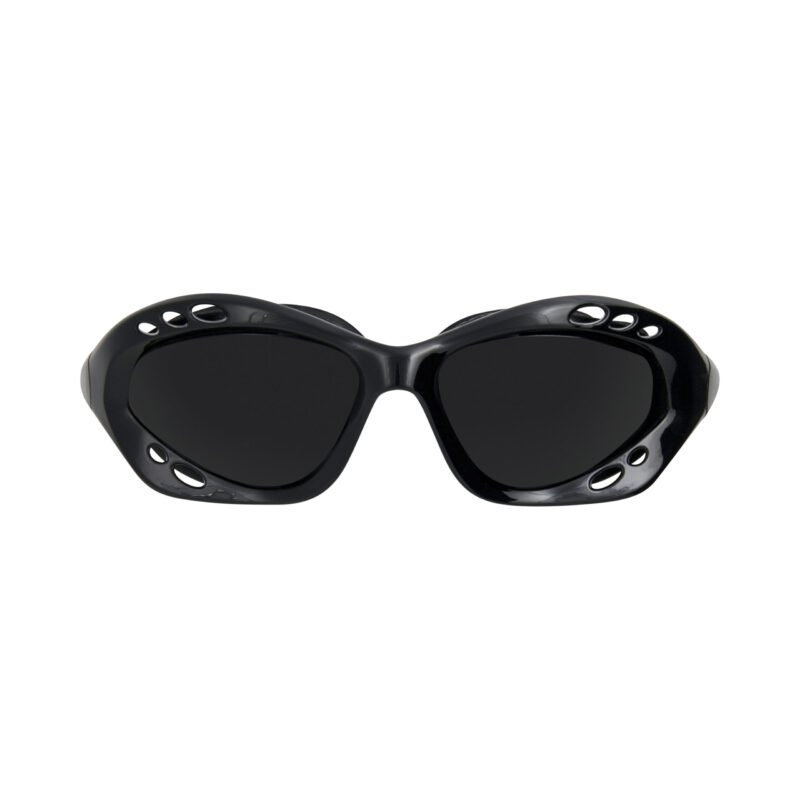 Glogglz® Cudaz Swim Goggles – Black | UV400 Protection, Anti-Fog & Adjustable Strap – Diving glasses | Glogglz