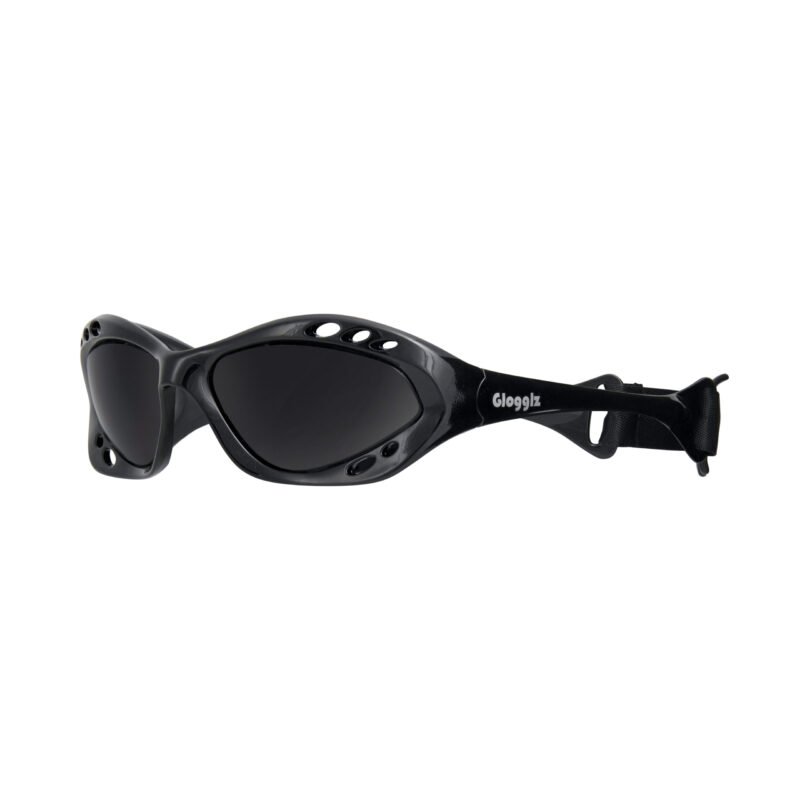 Glogglz® Cudaz Swim Goggles – Black | UV400 Protection, Anti-Fog & Adjustable Strap – Diving glasses | Glogglz