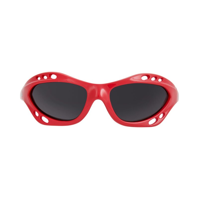 Glogglz® Rayz Polarised Sports Sunglasses – Red | UV400 Protection, Anti-Fog & Secure Fit – Sunglasses | Glogglz