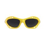 Glogglz® Rayz Polarised Sports Sunglasses – Yellow | UV400 Protection, Anti-Fog & Secure Fit