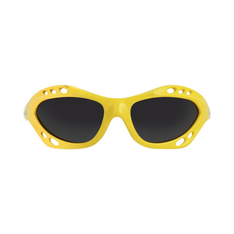 Glogglz® Rayz Polarised Sports Sunglasses – Yellow | UV400 Protection, Anti-Fog & Secure Fit – Sunglasses | Glogglz