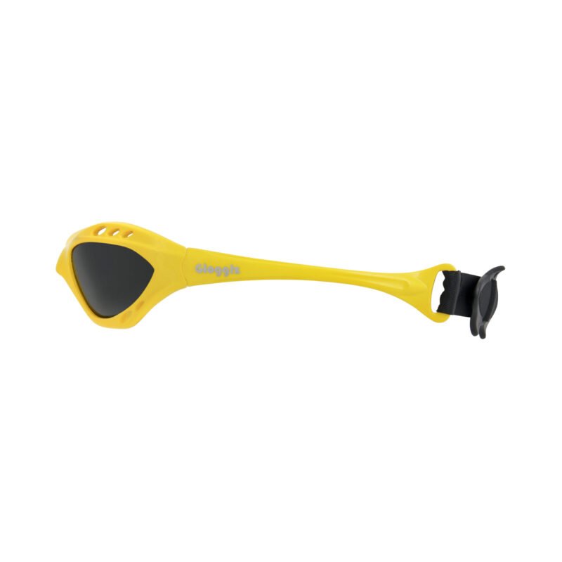 Glogglz® Rayz Polarised Sports Sunglasses – Yellow | UV400 Protection, Anti-Fog & Secure Fit – Sunglasses | Glogglz