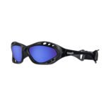 Glogglz® Finz Polarised Sports Sunglasses – Black | UV400 Protection, Anti-Fog & Secure Fit