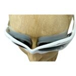 Glogglz® Cudaz Swim Goggles – White | UV400 Protection, Anti-Fog & Adjustable Strap