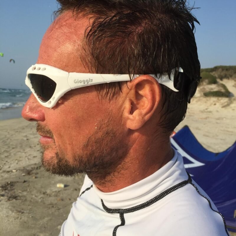 Glogglz® Rayz Polarised Sports Sunglasses – Green | UV400 Protection, Anti-Fog & Secure Fit – Sunglasses | Glogglz